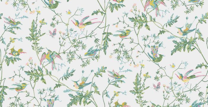 Hummingbirds, Green & Pink - Cole & Son