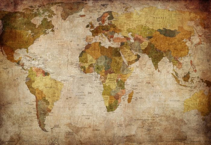World Map - Rebel Walls