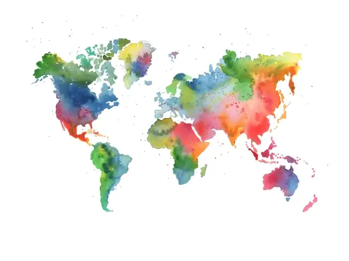 Rainbow World - Rebel Walls