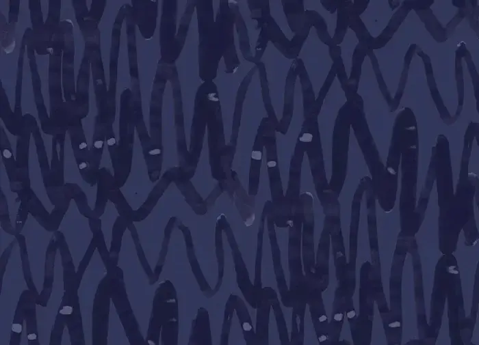 Pulse of Passion Blue - Rebel Walls