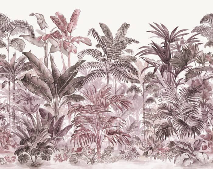 Pride Palms, Plum - Rebel Walls