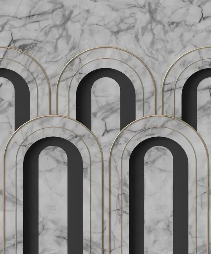 Arch Deco, Marble - Rebel Walls