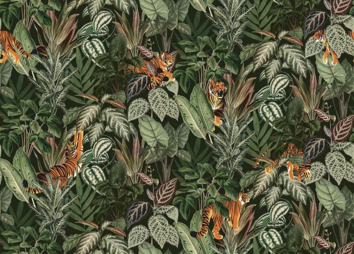 Mischievous Tigers, Lush - Rebel  Walls