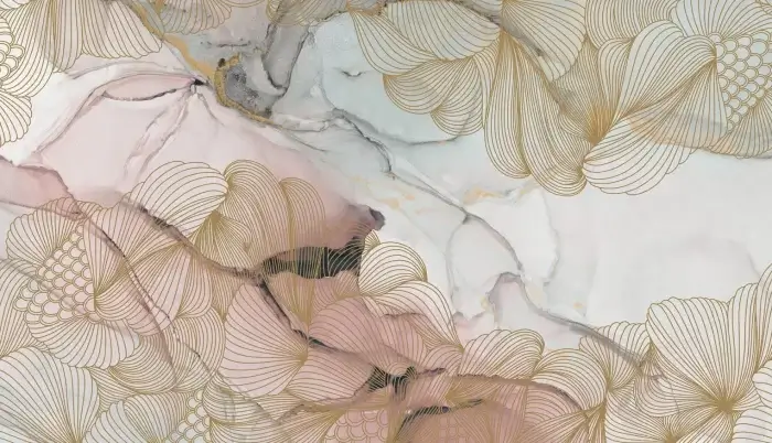Opulence, Pink Marble - Rebel Walls