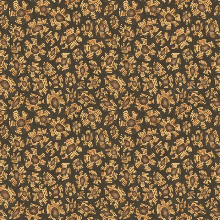 Savanna Shell, Ochre, Soot & Orange - Cole & Son