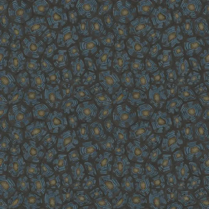 Savanna Shell, Denim, Charcoal & Metallic Gold - Cole & Son