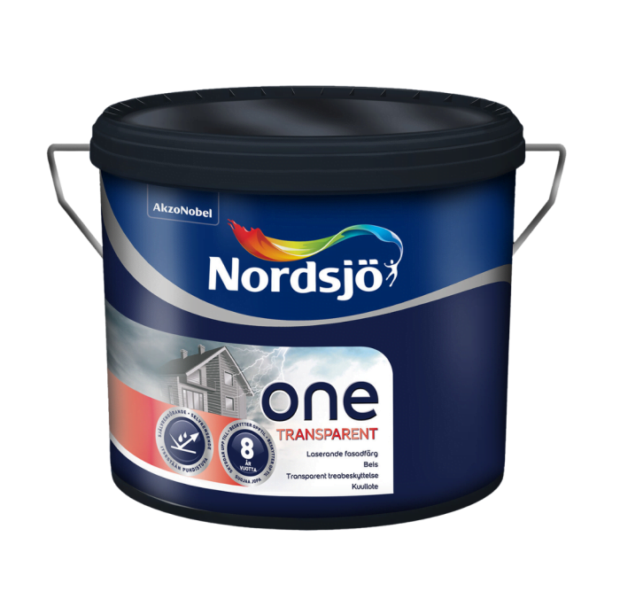 Hálfþekjandi viðarvörn nanóakrýl