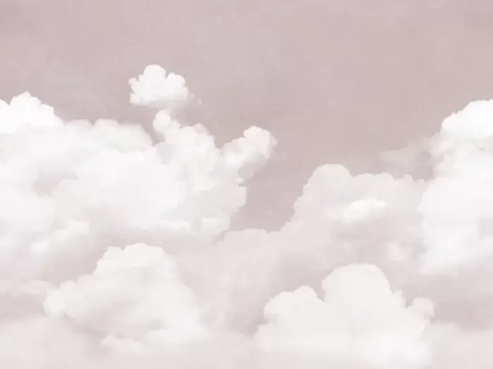 Cuddle Clouds, Pink - Rebel Walls