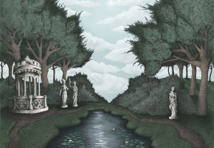 Victoria's Garden, Day - Rebel Walls
