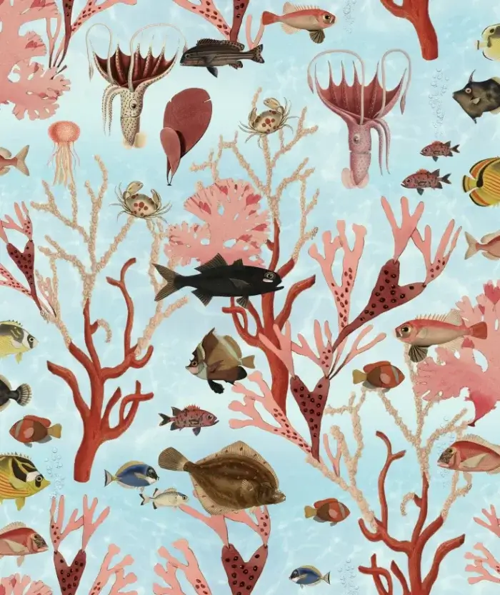 Aquarium, Mint - Rebel Walls
