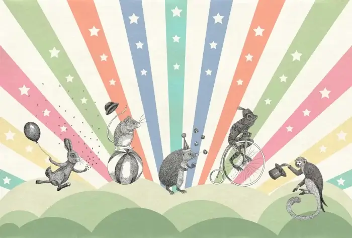 Circus, Rainbow - Rebel Walls