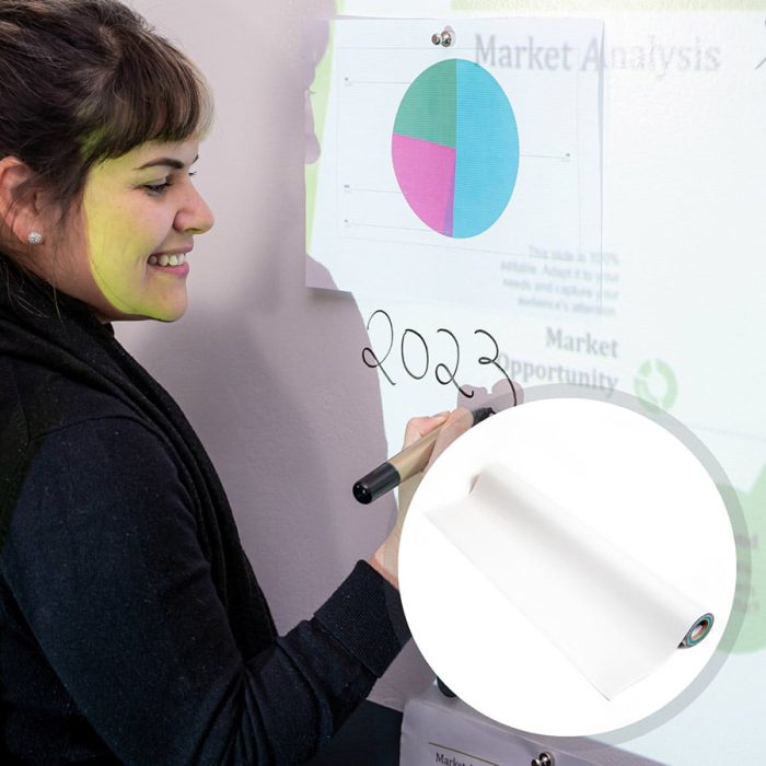 Tússtöfluveggfóður með seglun fyrir skjávarpa - Smarter Surfaces