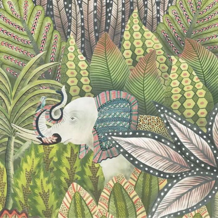 Singita, Olive Green Multi - Cole & Son