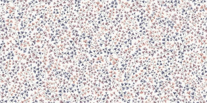 Maidenhair, Mulberry, Ink & Alabaster Pink - Cole & Son