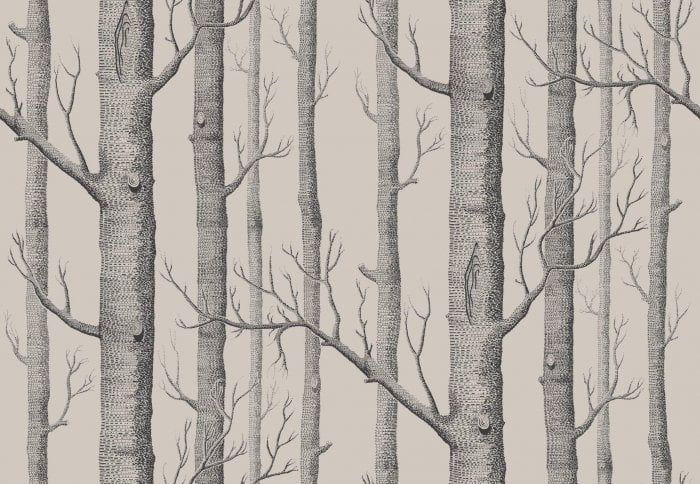 Woods, Linen & Charcoal - Cole & Son