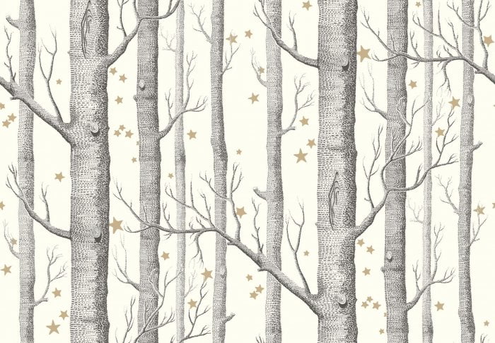 Woods & Stars, Black & White - Cole & Son