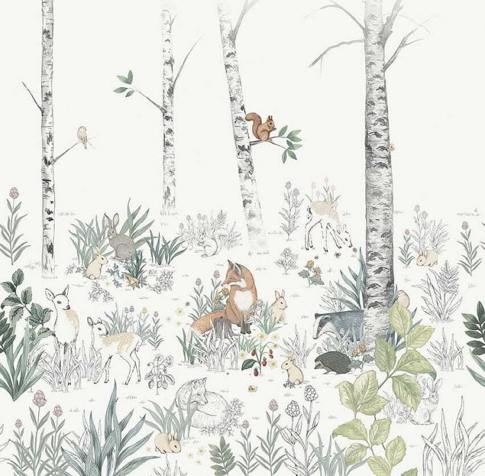 Magic Forest Mural - Boråstapeter