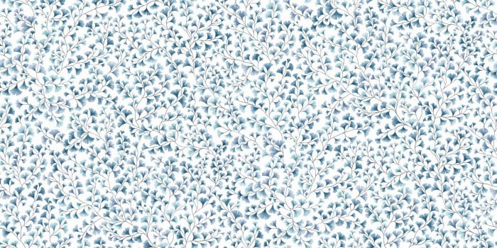 Maidenhair, China Blue - Cole & Son