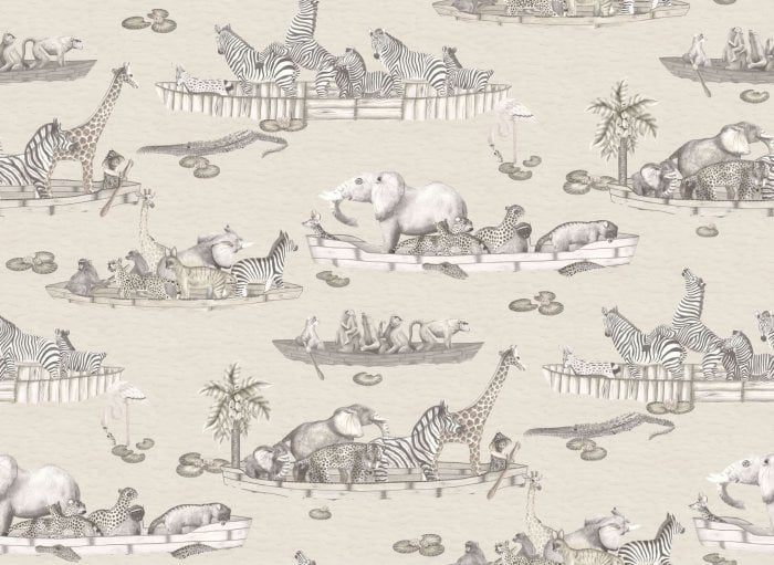 Zambezi, Soot on Stone - Cole & Son