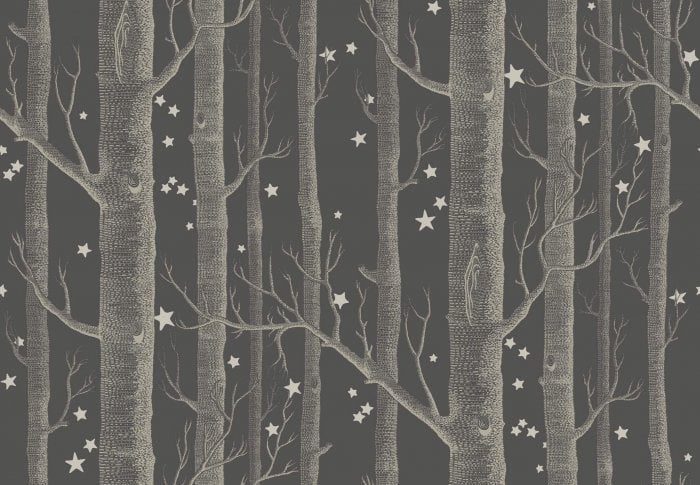Woods & Stars, Charcoal - Cole & Son