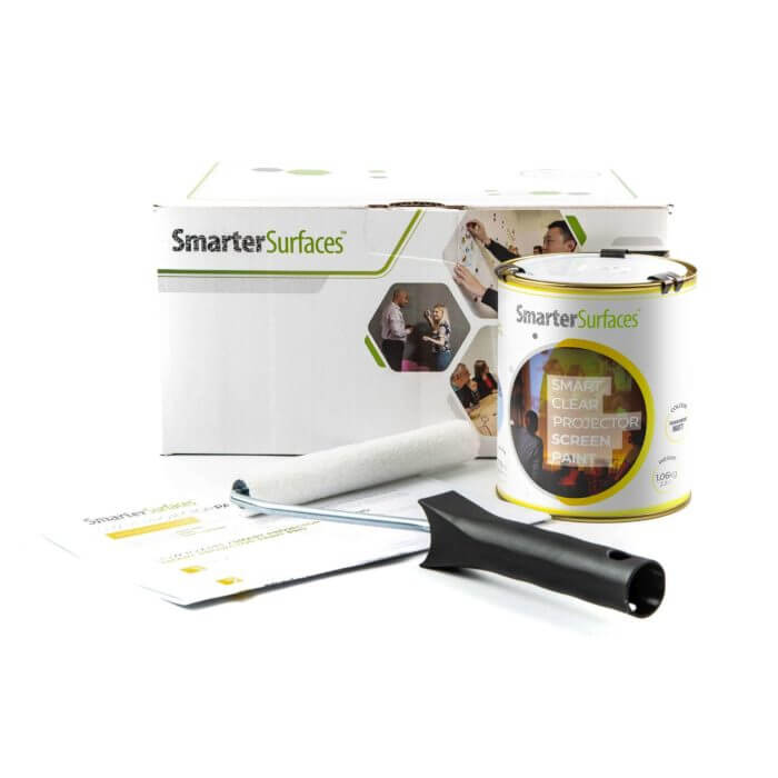 Skjávarpamálning glær, háskerpa - Smarter Surfaces™