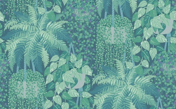 Fern, Dark Viridian & Teal - Cole & Son