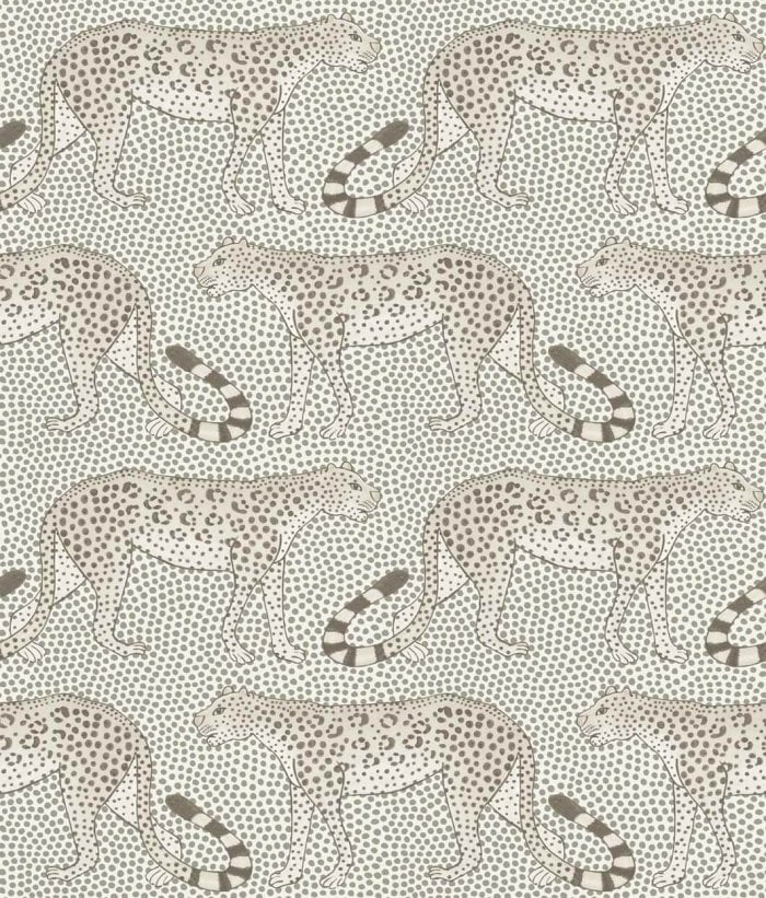 Leopard Walk, Soot on Snow - Cole & Son