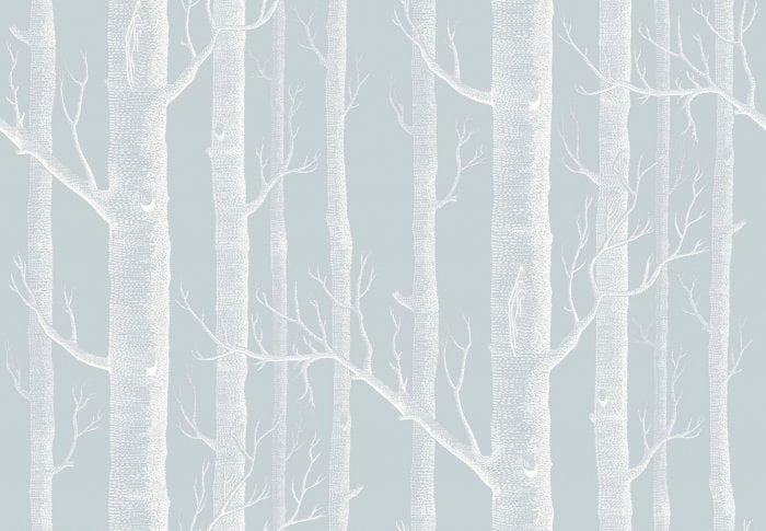 Woods, Chalk on Powder Blue - Cole & Son