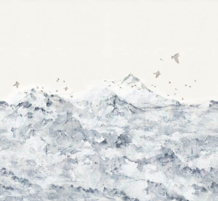 Paper Mountains, Blue - Rebel Walls