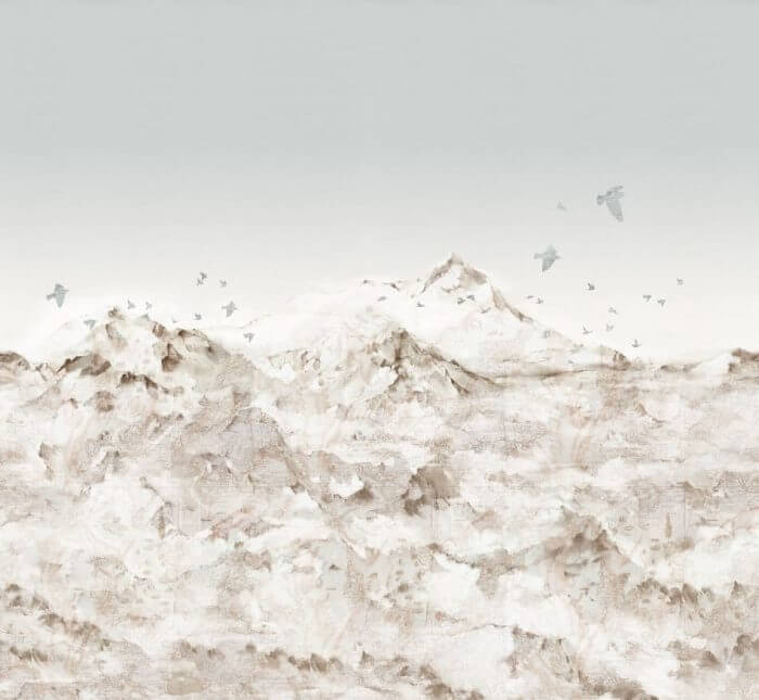 Paper Mountains, Sepia - Rebel Walls