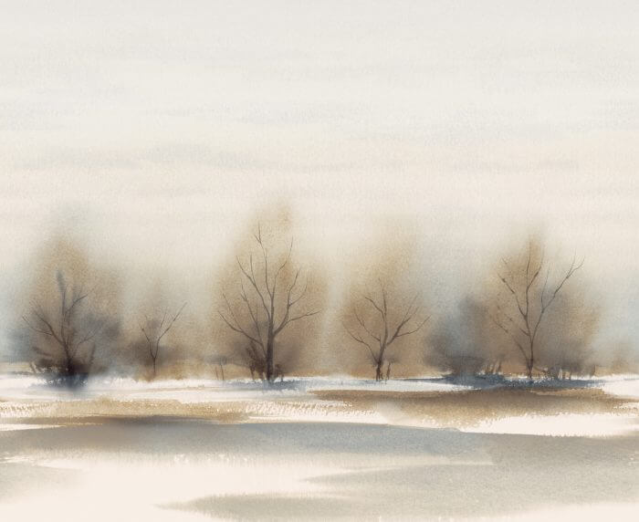 Watercolour Landscape - Boråstapeter