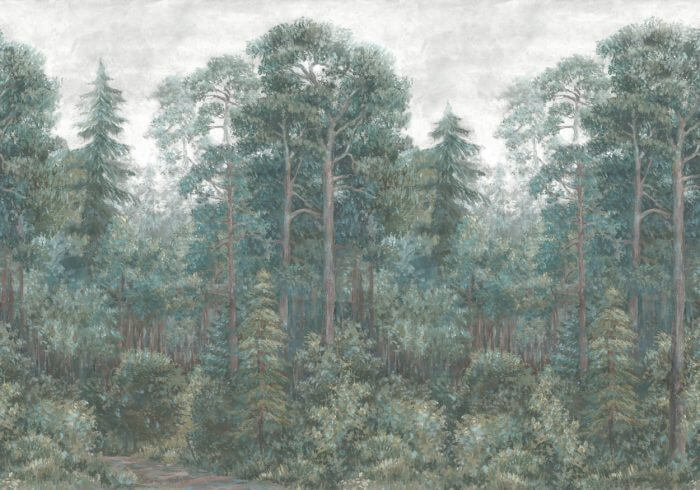 Green Wood Emerald - Rebel Walls