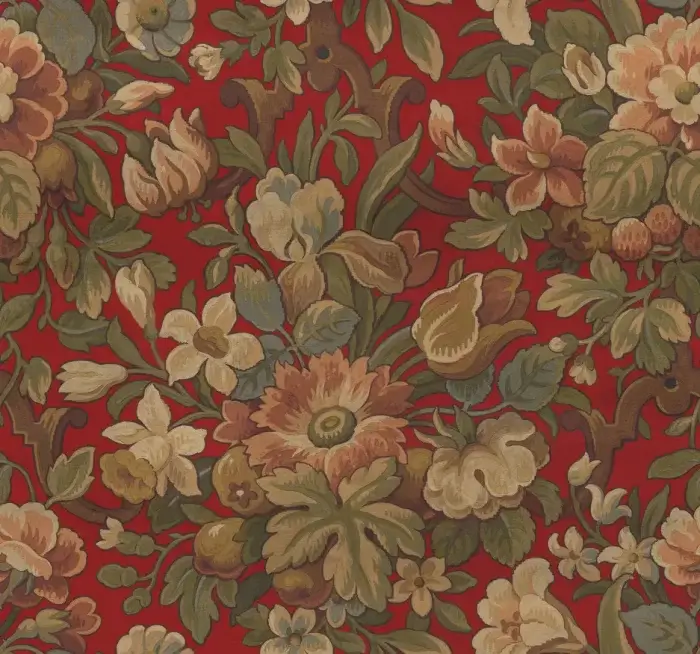 Vintage Flora Velvet - Rebel Walls