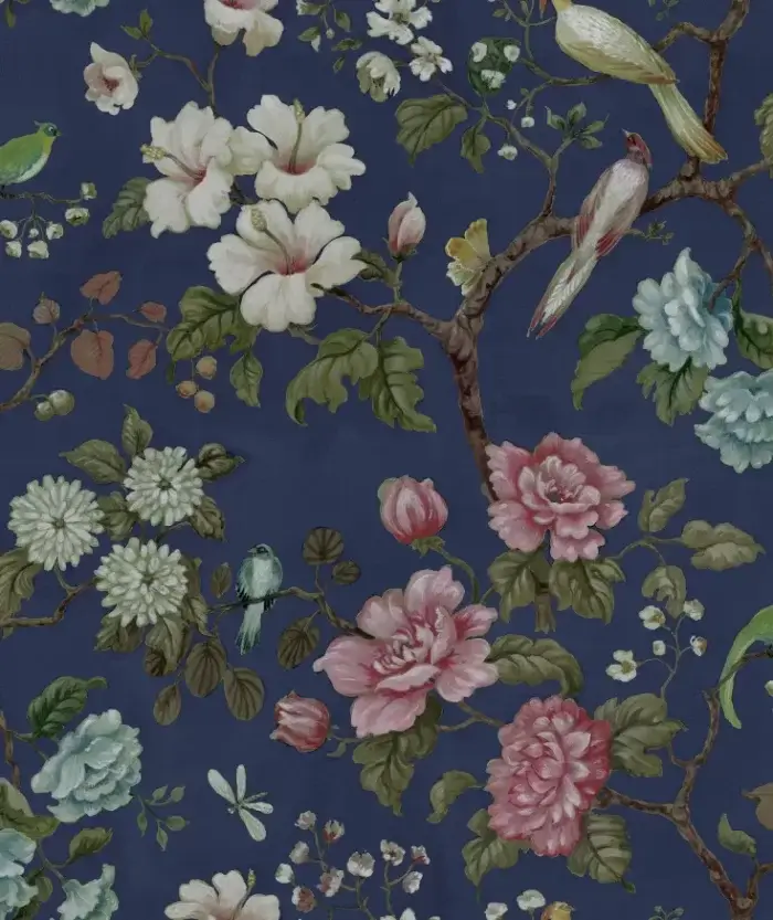 Petit Flora Blue - Rebel Walls
