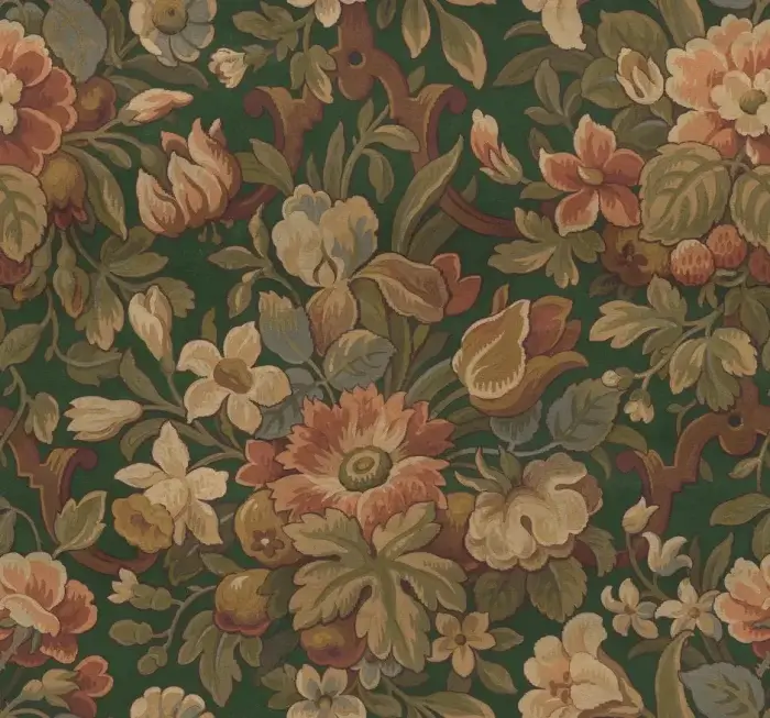 Vintage Garden Green - Rebel Walls