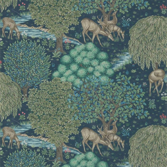 The Brook, Dark Blue - Morris & Co