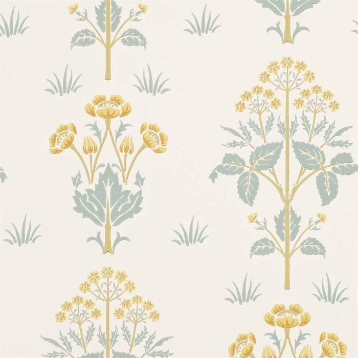 Meadow Sweet, Gold/Slate - Morris & Co