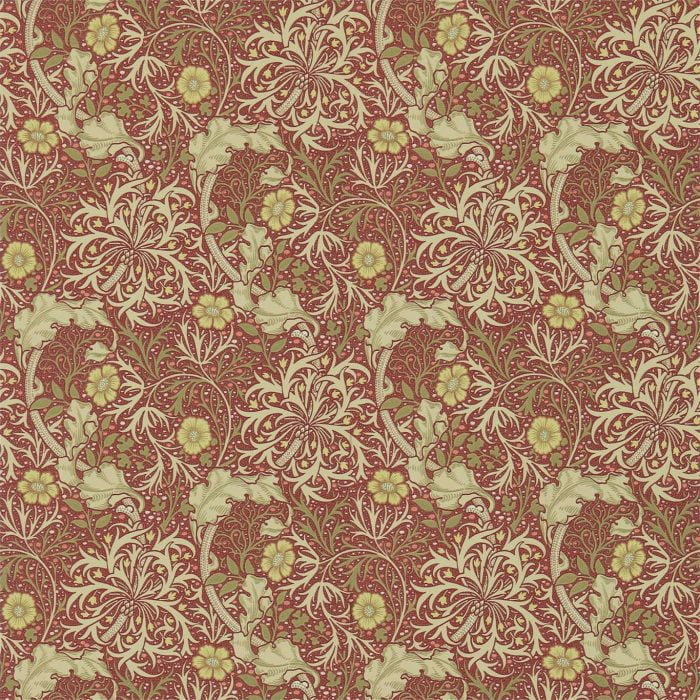 Morris Seaweed, Red/Gold - Morris & Co