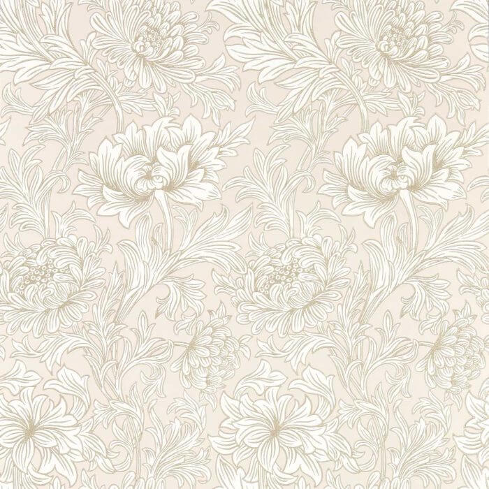 Chrysanthemum Toile Cochineal Pink - Morris & Co