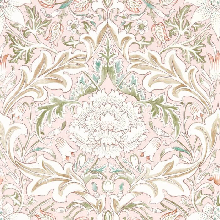 Simply Severn Cochineal/Willow - Morris & Co