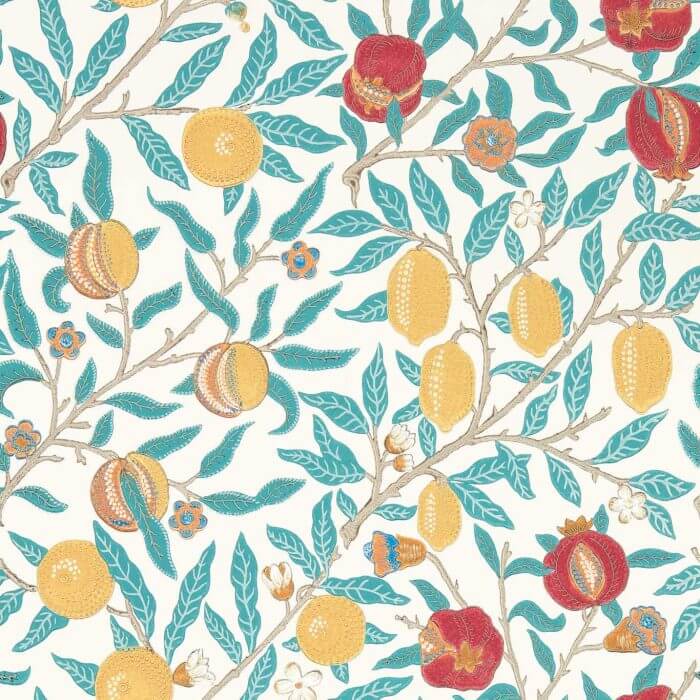 Fruit Green Indigo/Madder - Morris & Co