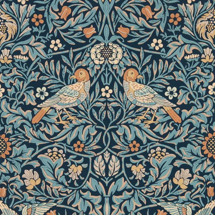 Bird Webb's Blue - Morris & Co