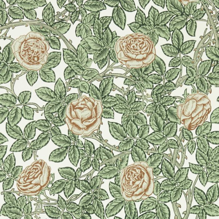Rambling Rose Leafy Arbour/Pearwood - Morris & Co
