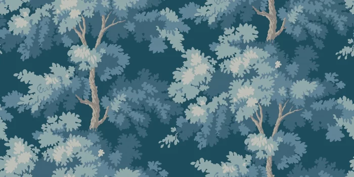 Raphael Forest Midnight Blue - Sandberg