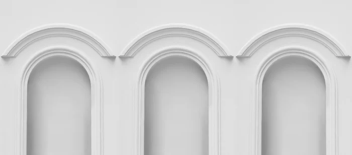 Forest Vaults, White - Rebel Walls