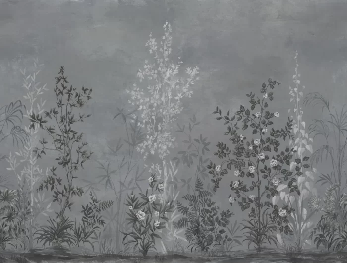 Chinoiserie Haze, Blue - Rebel Walls
