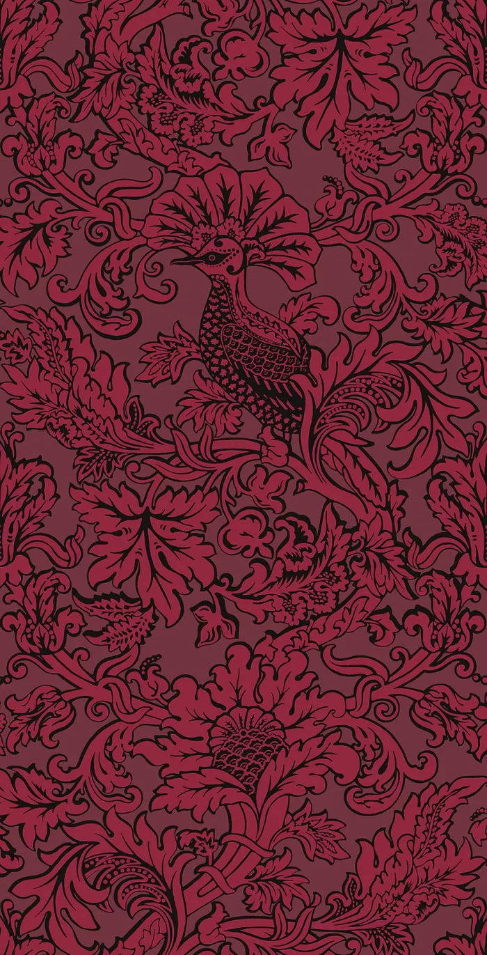 Balabina, Red on Crimson - Cole & Son