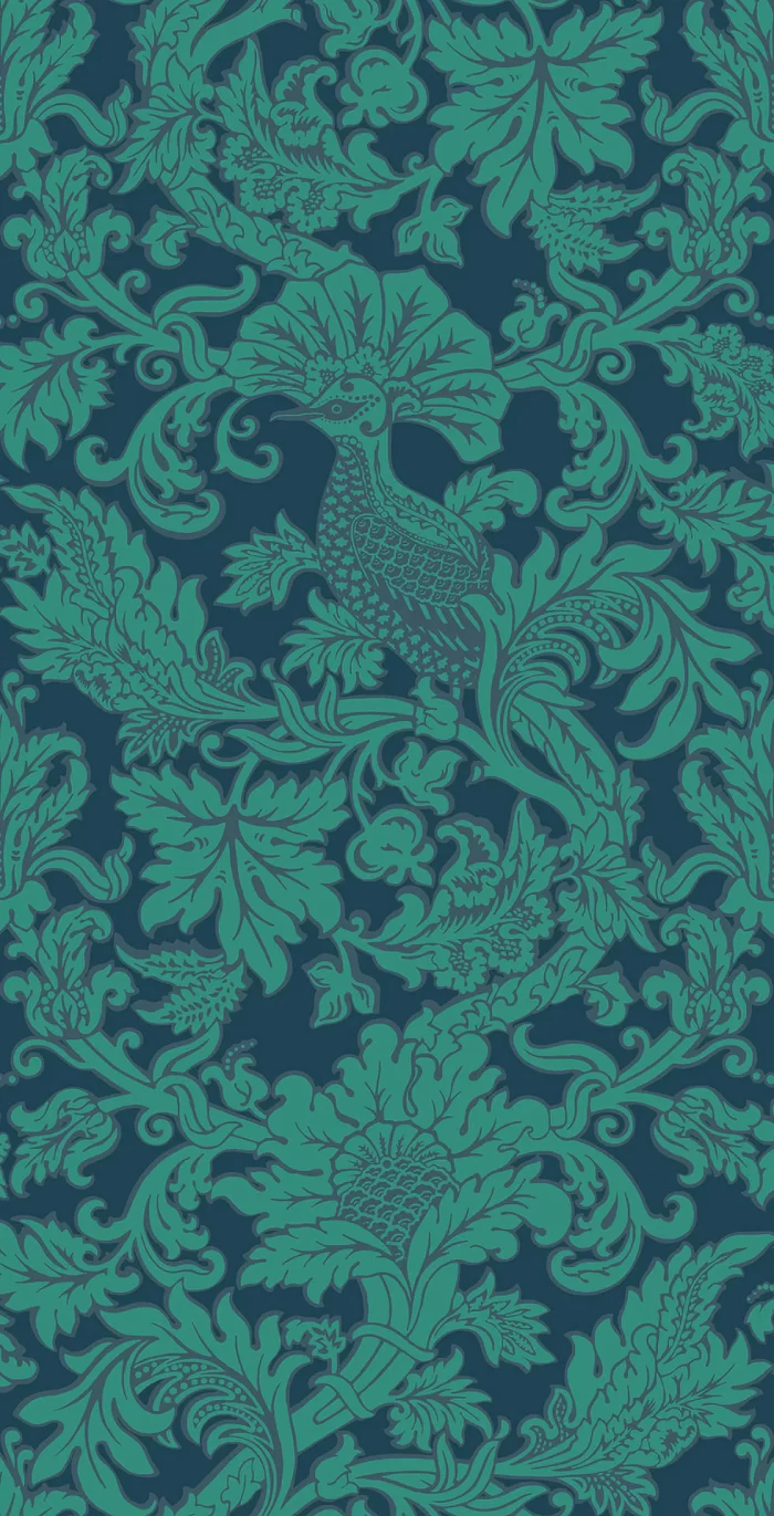 Balabina, Teal on Midnight - Cole & Son