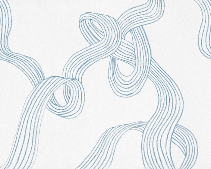 Stripes Light Blue - Rebel Walls