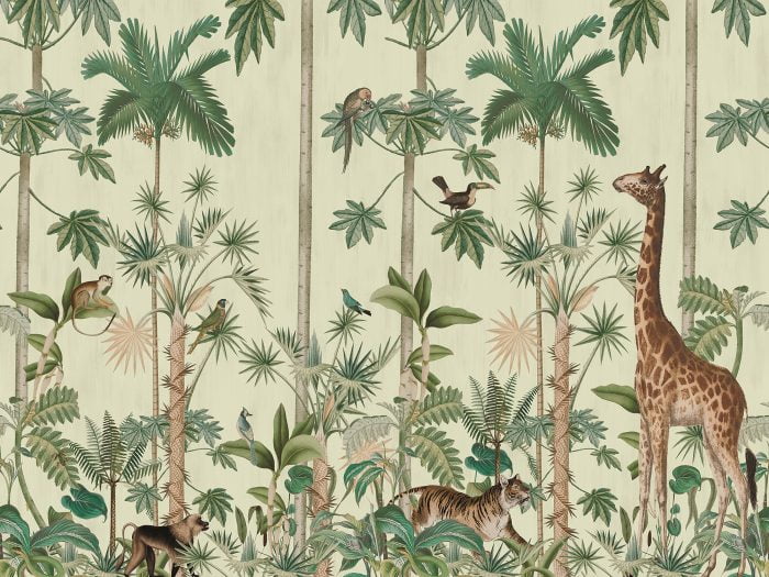Giraffe's Stroll, Sunny - Rebel Walls